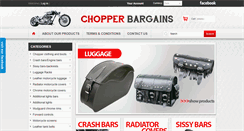 Desktop Screenshot of chopperbargains.com